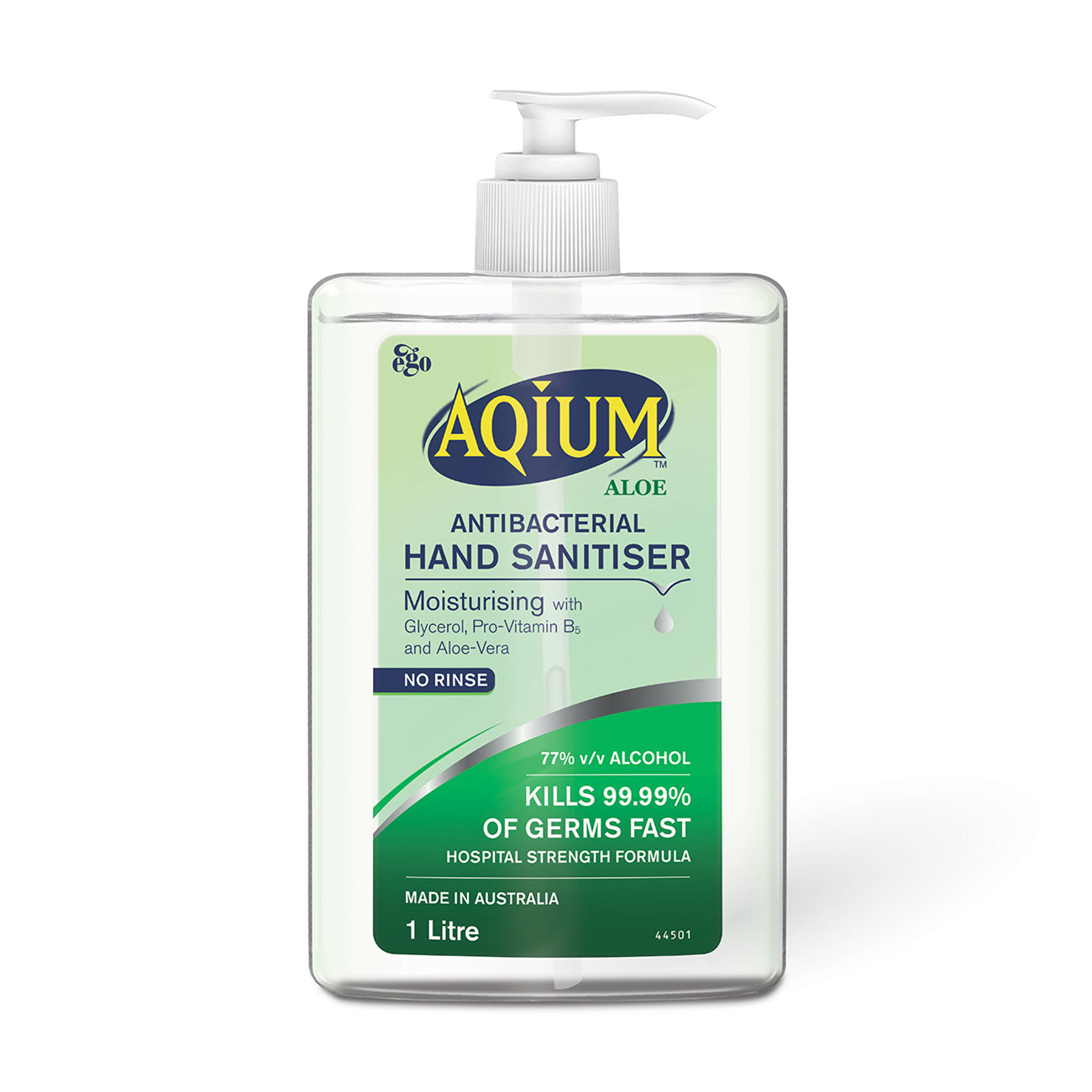 Aqium Antibacterial Hand Sanitiser with Aloe Aqium Australia